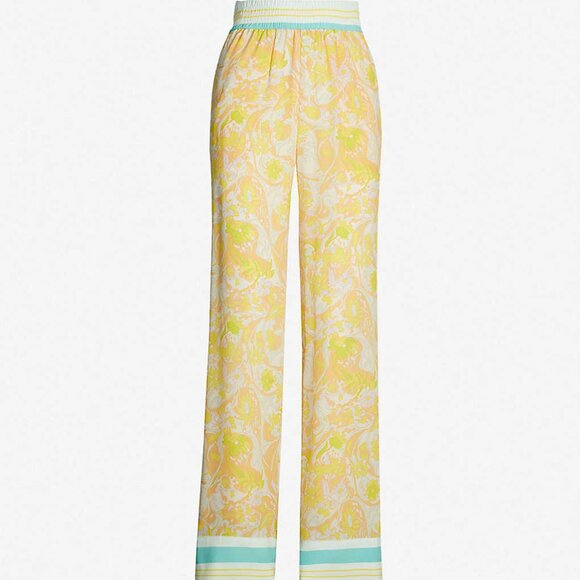 Samsøe & Samsøe “Alessandra” Wide-Leg Pants – Little Italy Print - Picture 4 of 7